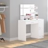 Toaletní stolek Jocelyn 140×90×40 cm, bílý – CASARIA®