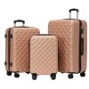 Extra odolný cestovní kufr s TSA zámkem ROWEX Crystal (Barva Šampaňská)