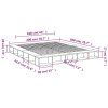 Rám postele bílý 200 x 200 cm kompozitní dřevo 3280447