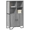 Highboard šedý sonoma 79,5 x 35,5 x 137,5 cm kompozitní dřevo 3295310