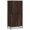 Skříň highboard hnědý dub 68 x 35 x 139 cm kompozitní dřevo 3300834