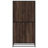 Skříň highboard hnědý dub 68 x 35 x 139 cm kompozitní dřevo 3300834