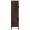 Skříň highboard hnědý dub 68 x 35 x 139 cm kompozitní dřevo 3300834