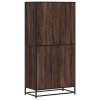 Skříň highboard hnědý dub 68 x 35 x 139 cm kompozitní dřevo 3300834