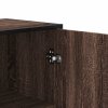 Skříň highboard hnědý dub 68 x 35 x 139 cm kompozitní dřevo 3300834