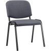 Besucherstuhl Ken Stoff (Farbe grau)
