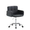 Arbeitshocker Los Angeles Kunstleder (Farbe schwarz)