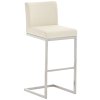 Barová stolička Paros z nerezové oceli