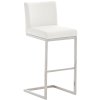 Barová stolička Paros z nerezové oceli