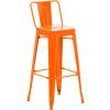 Metall Barhocker Mason (Farbe orange)