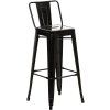 Metall Barhocker Mason (Farbe orange)