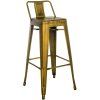Metall Barhocker Mason (Farbe orange)