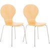 2x stohovací židle DIEGO ergonomická