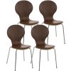 4x stohovací židle DIEGO