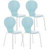 4x Stapelstuhl DIEGO (Farbe rot)