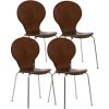 4x stohovací židle DIEGO