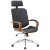Bürostuhl Dayton (Farbe walnuss/schwarz)