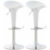 2er Set Barhocker Saddle (Farbe weiß)