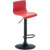 Barhocker Hover Kunststoff (Farbe weiß, Material Gestell Metall in Chromoptik)