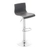 Barhocker Hover Kunststoff (Farbe weiß, Material Gestell Metall in Chromoptik)