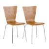 2er Set Besucherstuhl Aaron (Farbe weiß)