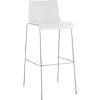Barová židle Hover plastový čtyřnohý rám