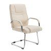 Besucherstuhl Attila Stoff (Farbe creme)