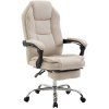 Bürostuhl Castle Stoff (Farbe creme)