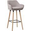 Barhocker Grant Stoff (Farbe hellgrau)