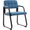 Besucherstuhl Canada B Stoff (Farbe blau)