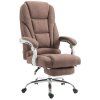 Bürostuhl Pacific Stoff mit Fußablage (Farbe braun)