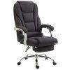 Bürostuhl Pacific Stoff mit Fußablage (Farbe braun)