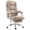 Bürostuhl Pacific Stoff mit Fußablage (Farbe braun)