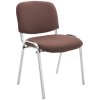 Židle pro hosty Ken chromová tkanina
