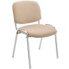 Židle pro hosty Ken chromová tkanina
