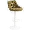 Barhocker Lazio Stoff (Farbe grau, Gestell Farbe chrom)