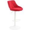 Barhocker Lazio Stoff (Farbe grau, Gestell Farbe chrom)