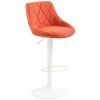 Barhocker Lazio Stoff (Farbe grau, Gestell Farbe chrom)