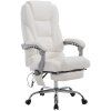 Bürostuhl Pacific mit Massagefunktion Kunstleder (Farbe weiß)