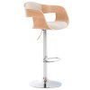 Barhocker Kingston Stoff (Farbe walnuss/schwarz)