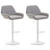 Sada 2 barových židlí Braga látka