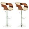 2er Set Barhocker Kingston Kunstleder (Farbe schwarz/grau)
