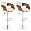 2er Set Barhocker Kingston Kunstleder (Farbe schwarz/grau)