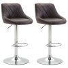 2er Set Barhocker Lazio Kunstleder (Farbe weiß)