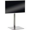 TV Standfuß (Form eckig, Farbe edelstahl)