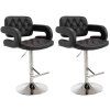 2er Set Barhocker Dublin (Farbe schwarz)