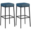 Sada 2 barových židlí Montreal s látkovým potahem