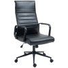 Bürostuhl Kolumbus Echtleder (Farbe schwarz)