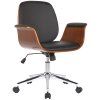 Bürostuhl Kemberg (Farbe walnuss/schwarz)