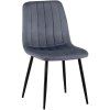 Stuhl Dijon (Grundmaterial Samt, Farbe blau)